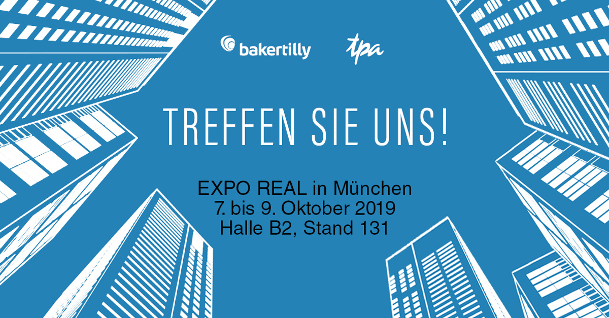 Expo Real immobilien steuerberater tpa baker tilly muenchen