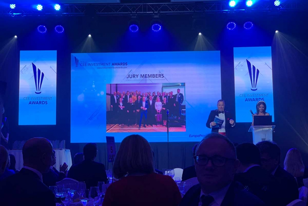 CEE Investement Awards 2019 - TPA Poland winner TAX & FINANCE ADVISOR for Real Estate Projects