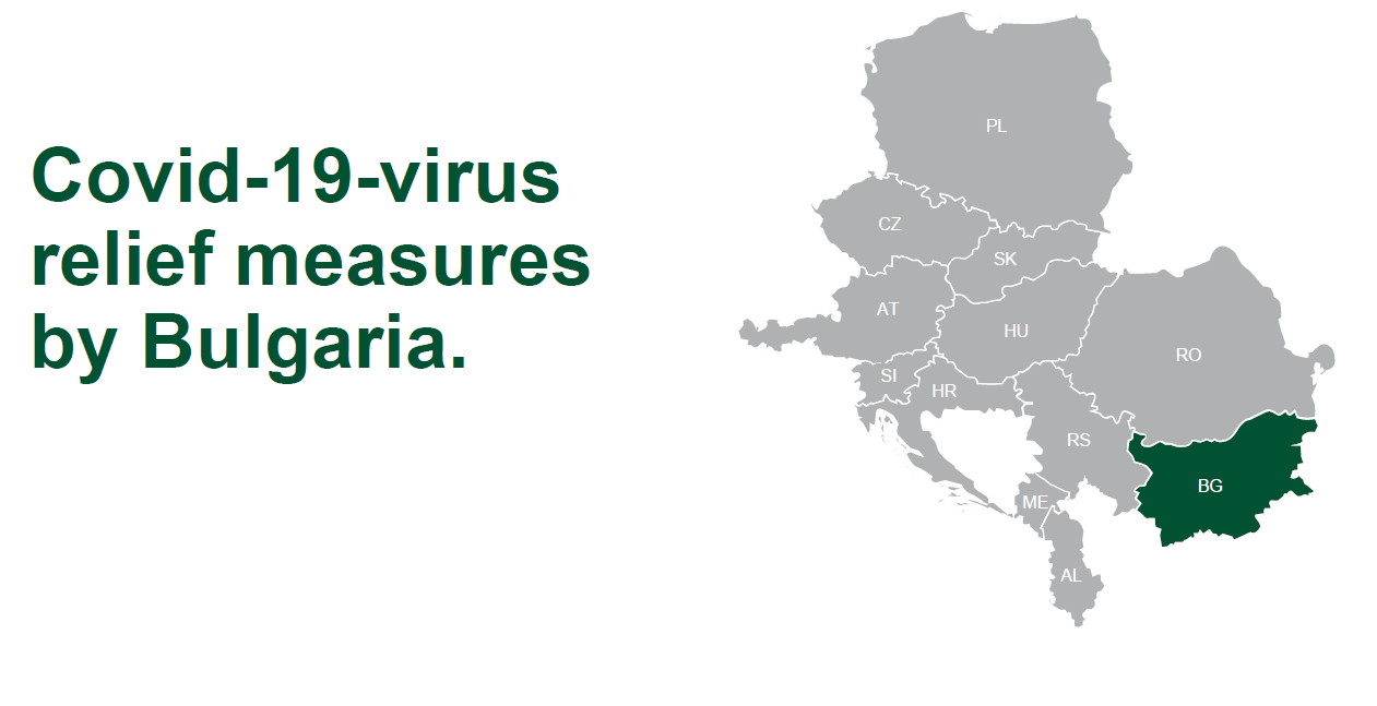 Bulgaria COVID 19 virus relief for companies in Bulgaria