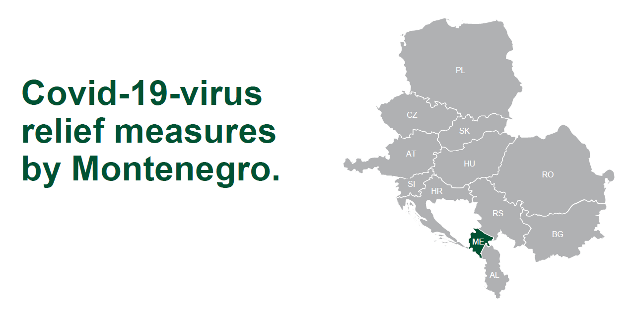 Montenegro COVID-19 virus relief measures for companies in Montenegro
